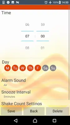 Powerful alarm (Alarm clock) android App screenshot 0